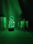 Lampe Attaque des titans Eren Yeager décor veilleuse Lampe led 3D Attaque des titans acrylique