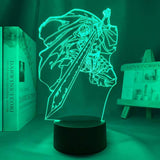 Lampe Berserk Guts goodies manga lampe led 3D