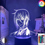 Lampe Black Butler Lamp for Bedroom Decor lampe led 3D