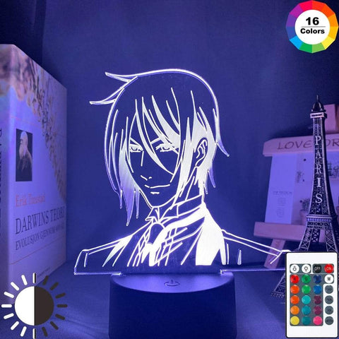 Lampe Black Butler Lamp for Bedroom Decor lampe led 3D