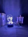 Lampe Black Butler Lamp for Bedroom Decor lampe led 3D