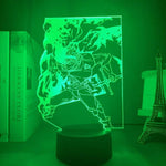 Lampe Black Clover Asta lampe led 3D cadeau décor