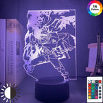 Lampe Black Clover Asta lampe led 3D cadeau décor