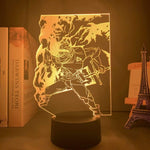 Lampe Black Clover Asta lampe led 3D cadeau décor