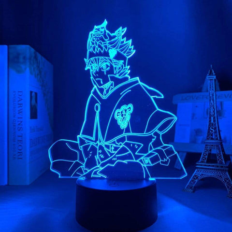 Lampe Black Clover Asta lampe led 3D manga cadeau décor