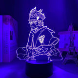 Lampe Black Clover Asta lampe led 3D manga cadeau décor