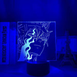 Lampe Black Clover lampe led 3D cadeau décor goodies