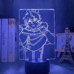 Lampe Black Clover Yuno lampe led 3D manga cadeau décor goodies