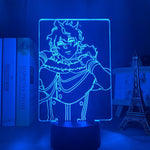 Lampe Black Clover Yuno lampe led 3D manga cadeau décor goodies