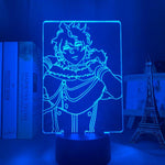 Lampe Black Clover Yuno lampe led 3D manga cadeau décor goodies