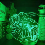 Lampe BLEACH Kurosaki ichigo ban kai 3D lampe led 3D