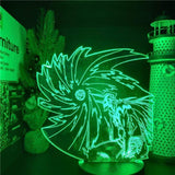 Lampe BLEACH Kurosaki ichigo ban kai 3D lampe led 3D