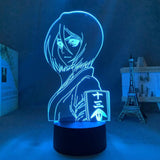 Lampe Bleach Rukia Kuchiki goodies manga lampe led 3D