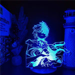 Lampe Boku no Hero Academia ANIME LAMP Todoroki Shoto MY HERO ACADEMIA lampe led 3D