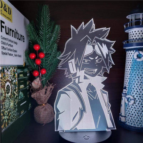 Lampe Boku no Hero Academia DENKI KAMINARI ANIME Led LAMP Nightlights MY HERO ACADEMIA lampe led 3D