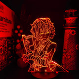 Lampe BUNGO STRAY DOGS DAZAI BOOK 3D lampe led 3D