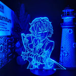 Lampe BUNGO STRAY DOGS DAZAI BOOK 3D lampe led 3D