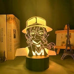 Lampe Bungo Stray Dogs Osamu Dazai Lamp for Room Decor Friend Nakahara Chuya lampe led 3D
