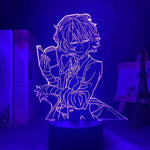 Lampe Bungo Stray Dogs Osamu Dazai Lamp for Room Decor Friend Nakahara Chuya lampe led 3D