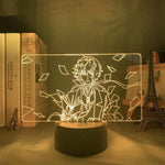 Lampe Bungo Stray Dogs Osamu Dazai Lamp for Room Decor Friend Nakahara Chuya lampe led 3D