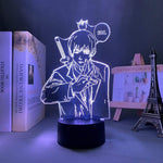 Lampe Chainsaw Man Aki Hayakawa goodies manga lampe led 3D cadeau décor