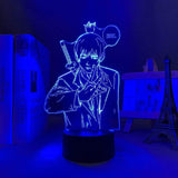 Lampe Chainsaw Man Aki Hayakawa goodies manga lampe led 3D cadeau décor