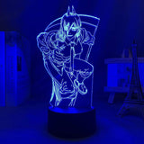 Lampe Chainsaw Man goodies manga animé lampe led 3D cadeau décor