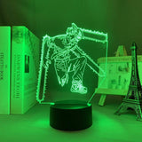 Lampe Chainsaw Man goodies manga lampe led 3D cadeau décor