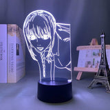 Lampe Chainsaw Man Makima goodies manga lampe led 3D cadeau décor