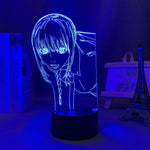 Lampe Chainsaw Man Makima goodies manga lampe led 3D cadeau décor