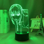 Lampe Chainsaw Man Makima goodies manga lampe led 3D cadeau décor