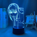 Lampe Chainsaw Man Makima goodies manga lampe led 3D cadeau décor