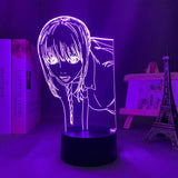 Lampe Chainsaw Man Makima goodies manga lampe led 3D cadeau décor