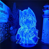 Lampe Danganronpa 2 Chiaki Nanami 3D Led Anime lampe led 3D