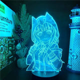 Lampe Danganronpa 2 Chiaki Nanami 3D Led Anime lampe led 3D