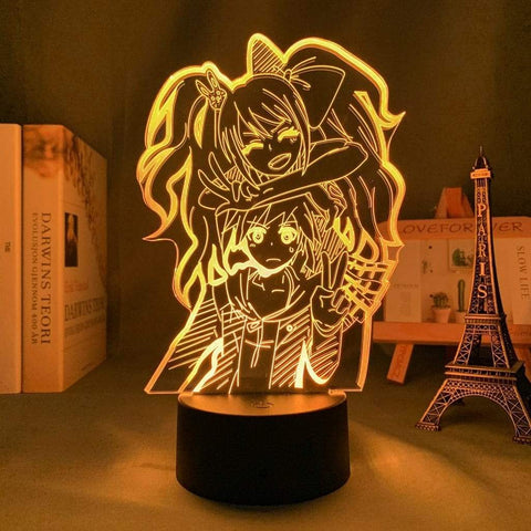 Lampe Danganronpa Junko Enoshima goodies manga animé lampe led 3D