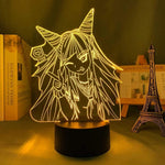 Lampe Danganronpa  LIbuki Mioda goodies manga animé lampe led 3D