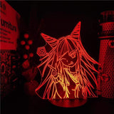 Lampe Danganronpa Mioda Ibuki 3D Illusion Led lampe led 3D