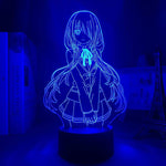 Lampe Date A Live Kurumi Tokisaki goodies manga animé lampe led 3D