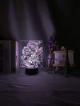 Lampe Demon Slayer Acrylique  Kimetsu No Yaiba décor veilleuse Lampe led 3D Demon Slayer
