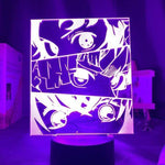 Lampe Demon Slayer Acrylique  Kimetsu No Yaiba décor veilleuse Lampe led 3D Demon Slayer