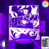 Lampe Demon Slayer Acrylique  Kimetsu No Yaiba décor veilleuse Lampe led 3D Demon Slayer
