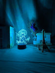 Lampe Demon Slayer Acrylique  Kimetsu No Yaiba décor veilleuse Lampe led 3D Demon Slayer