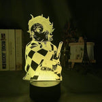 Lampe Demon Slayer Acrylique  Kimetsu No Yaiba décor veilleuse Lampe led 3D Demon Slayer