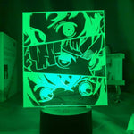 Lampe Demon Slayer Acrylique  Kimetsu No Yaiba décor veilleuse Lampe led 3D Demon Slayer