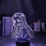 Lampe Demon Slayer Acrylique  Kimetsu No Yaiba décor veilleuse Lampe led 3D Demon Slayer