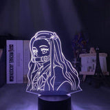 Lampe Demon Slayer Acrylique  Kimetsu No Yaiba décor veilleuse Lampe led 3D Demon Slayer