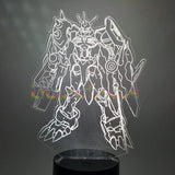 Lampe Digimon OMEGAMON 3D LED lampe led 3D