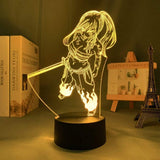 Lampe Fairy Tail Erza Scarlet goodies manga anime lampe led 3D
