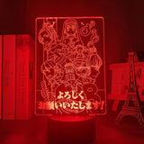 Lampe Fire Force goodies animé manga lampe led